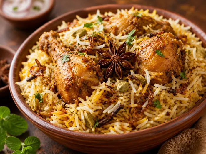 Biriyani with Star Anise