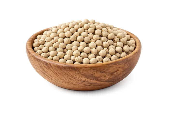 White peppercorns